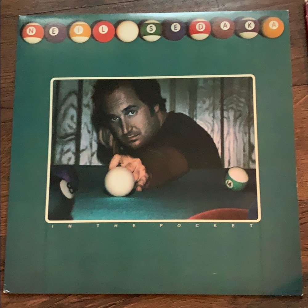 Vintage 1980s Neil Sedaka In the Pocket Vinyl Record LP